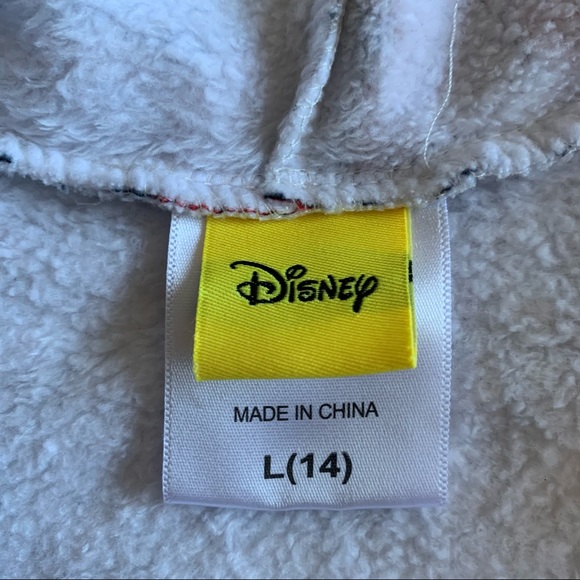 DISNEY Minnie Mouse Hoodie Red/Black Girls Size L (14) - Picture 8 of 11